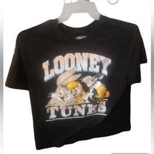 Looney Tunes Women's Black Tshirt SIZE XL